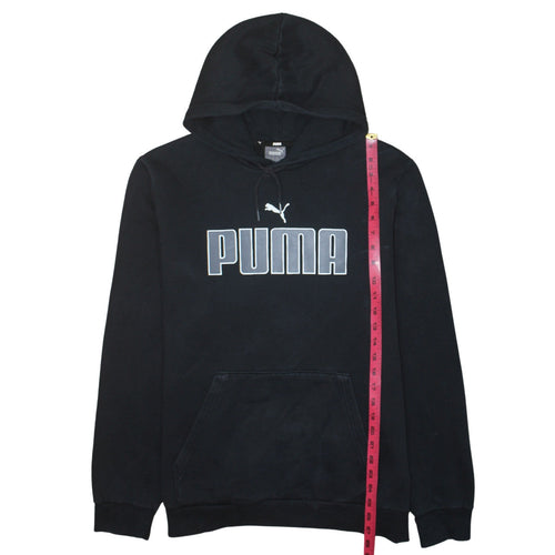 Puma Men's Black Pullover Hoodie XL Fleece Sportswear