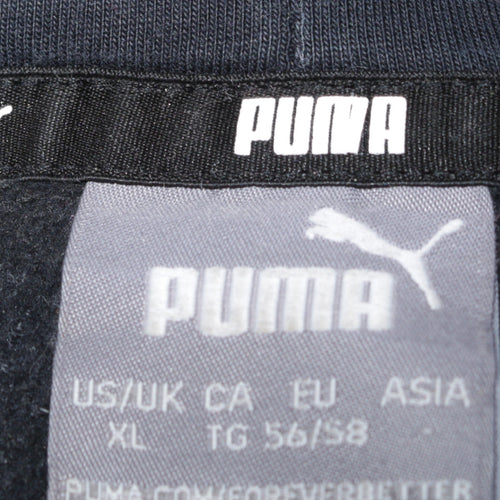 Puma Men's Black Pullover Hoodie XL Fleece Sportswear