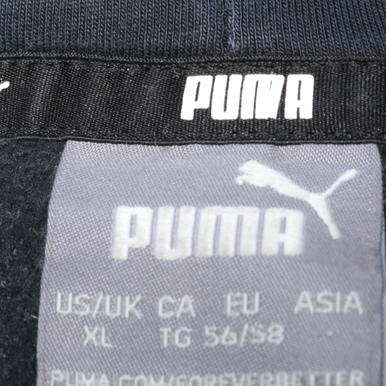 Puma Men's Black Pullover Hoodie XL Fleece Sportswear