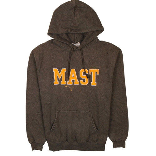 Champion Men's Brown Pullover Hoodie L College Graphic