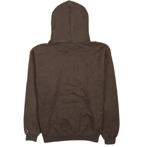 Champion Men's Brown Pullover Hoodie L College Graphic