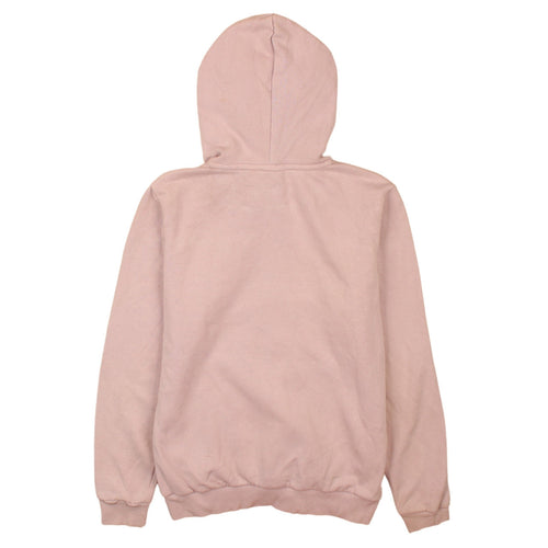 Puma Women Pink Logo Pullover Hoodie Size 14 Cotton Blend