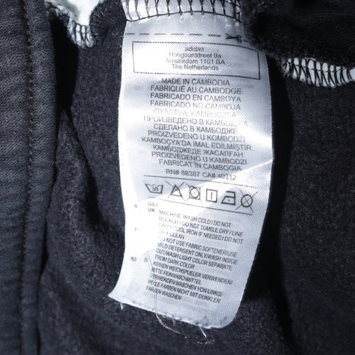 Adidas Men's Black Fleece Jogger Trousers Small Regular Fit