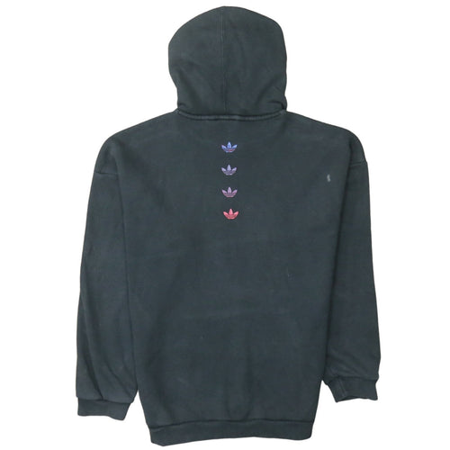 Adidas Womens Black XS Pullover Hoodie with Trefoil Logo