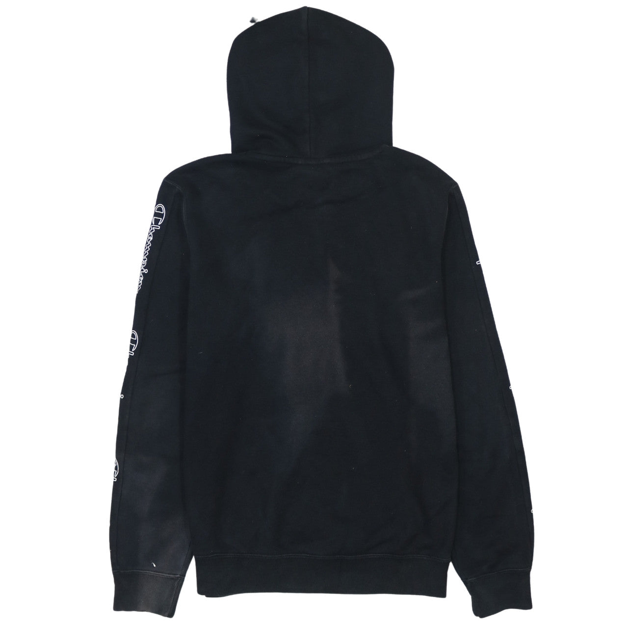 Champion Men's Black XS Pullover Hoodie with Logo Design