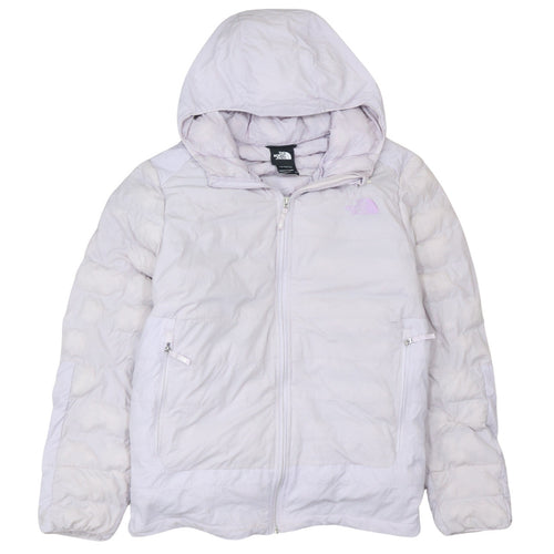 The North Face Womens White XL ThermoBall Eco Hooded Puffer Jacket