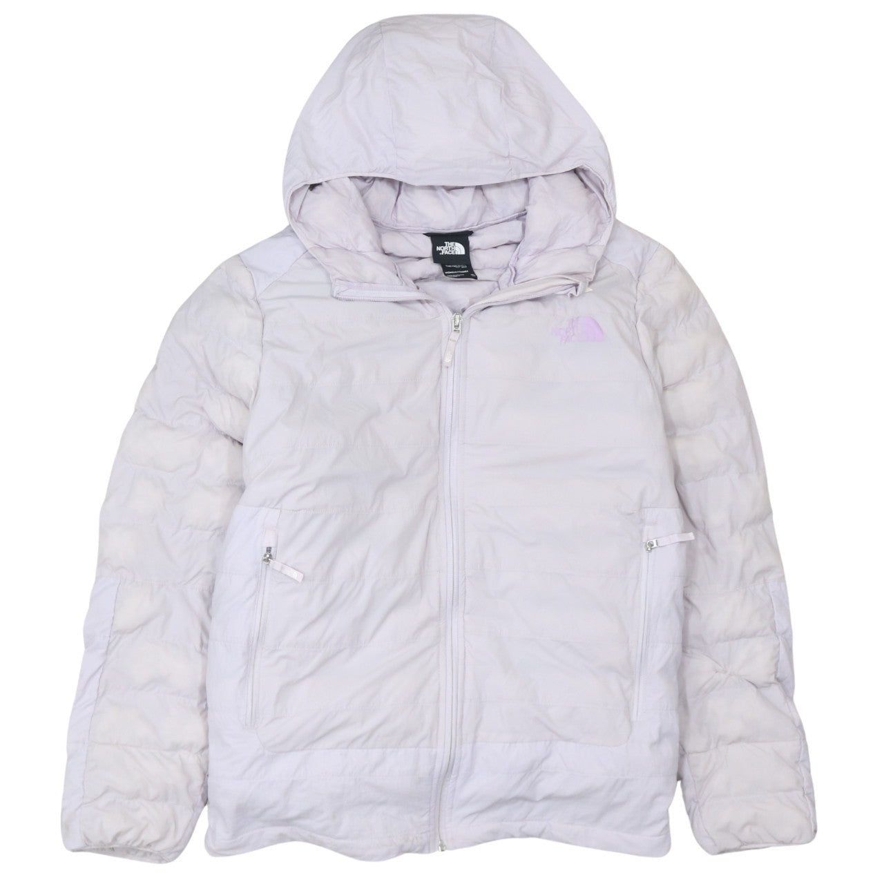 The North Face Womens White XL ThermoBall Eco Hooded Puffer Jacket
