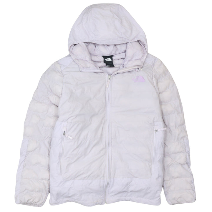 The North Face Womens White XL ThermoBall Eco Hooded Puffer Jacket