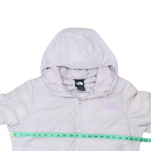 The North Face Womens White XL ThermoBall Eco Hooded Puffer Jacket