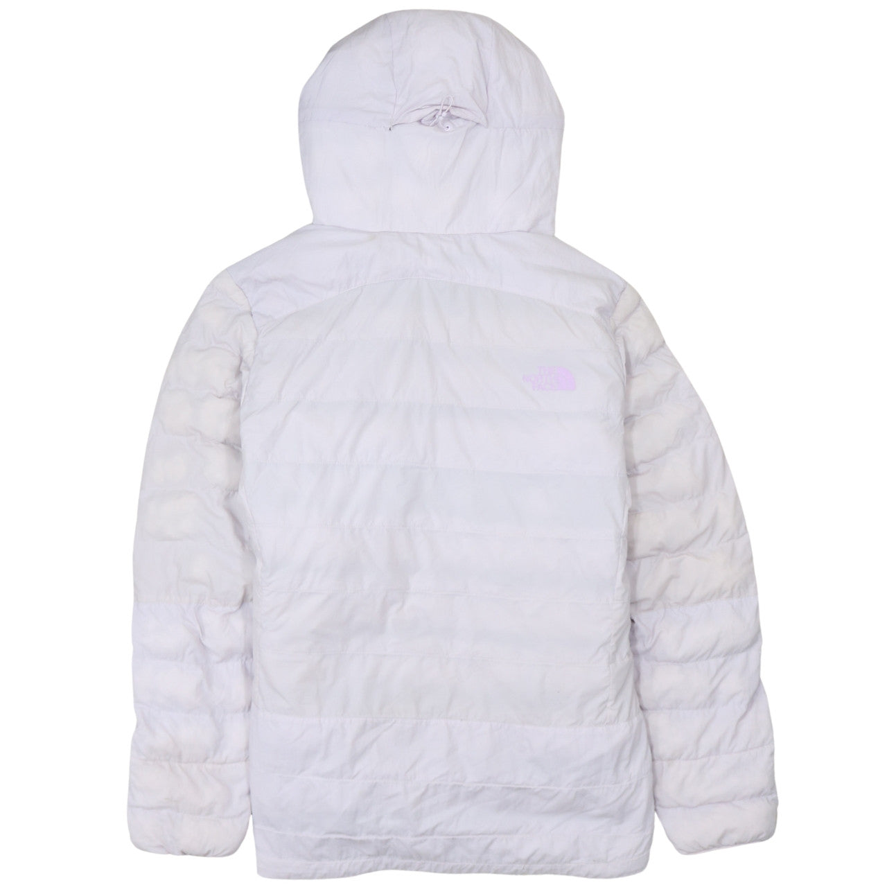 The North Face Womens White XL ThermoBall Eco Hooded Puffer Jacket