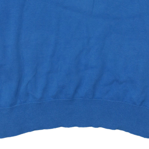 Creaciones GPA Men's Blue 2XL V-Neck Cotton Pullover Jumper