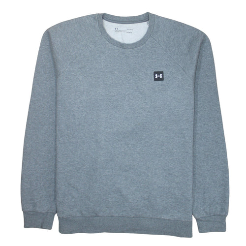 Under Armour Men’s Grey Crew Neck ColdGear Pullover Sweatshirt Size L