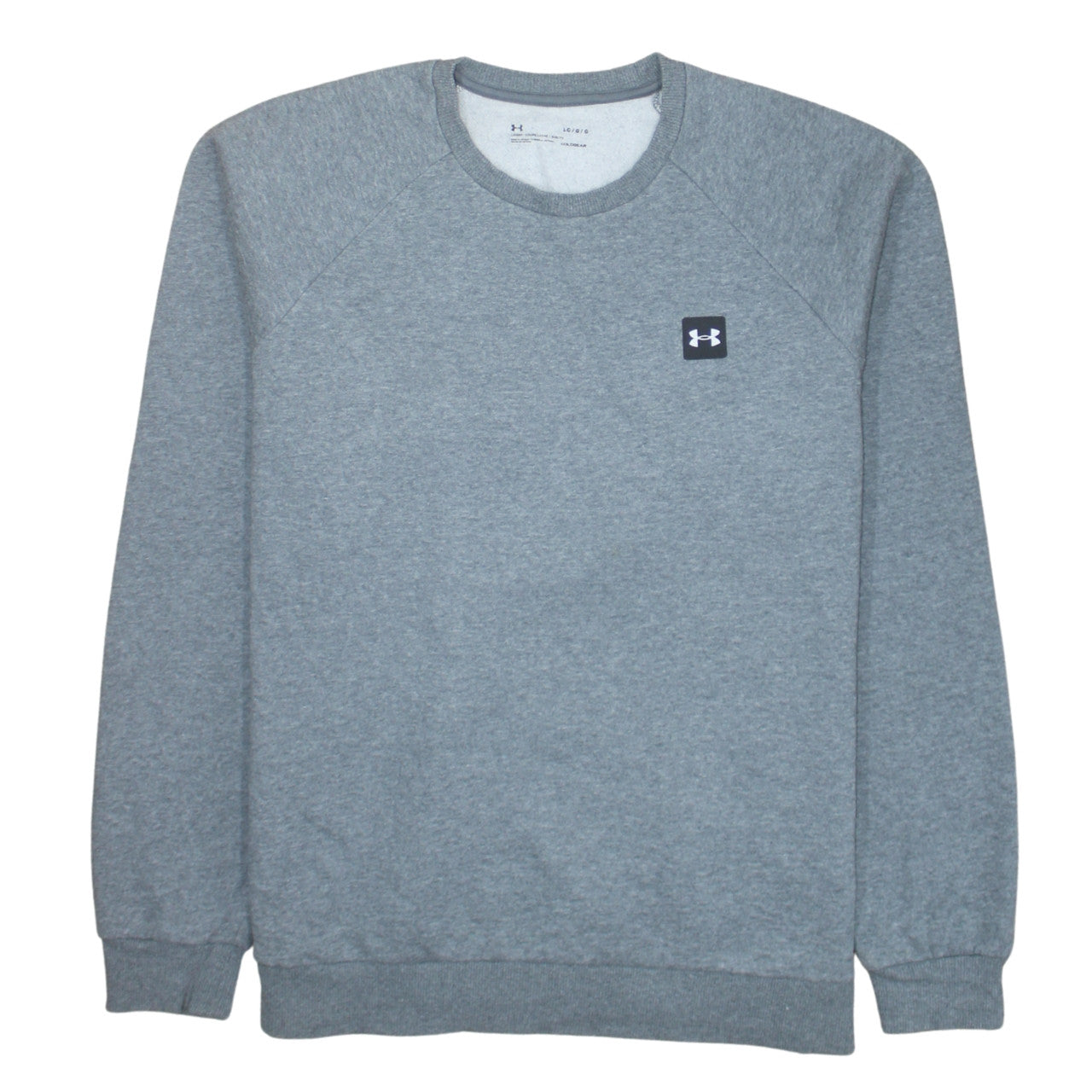 Under Armour Men’s Grey Crew Neck ColdGear Pullover Sweatshirt Size L
