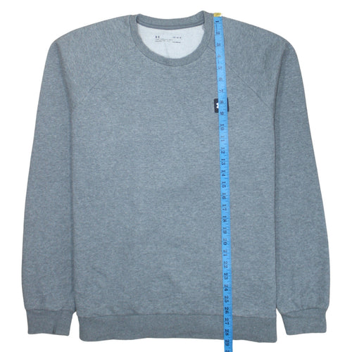 Under Armour Men’s Grey Crew Neck ColdGear Pullover Sweatshirt Size L