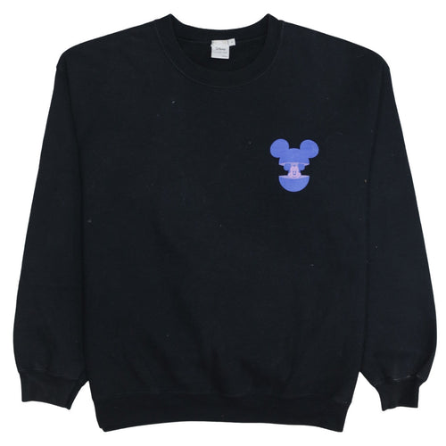 Disney x Skinnydip Womens Black Mickey Mouse Sweatshirt L
