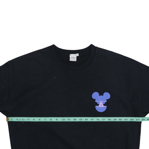 Disney x Skinnydip Womens Black Mickey Mouse Sweatshirt L