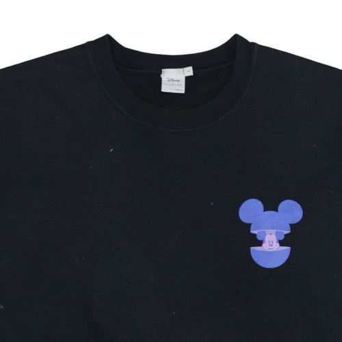Disney x Skinnydip Womens Black Mickey Mouse Sweatshirt L