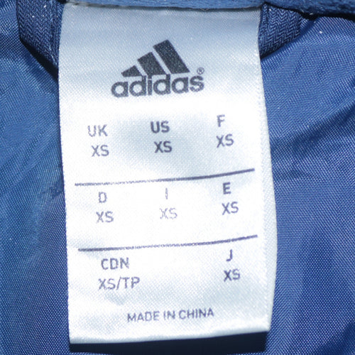 Adidas Men's Blue XS Track Jacket Full Zip Insulated Sportswear