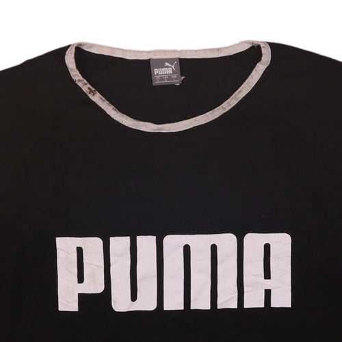 Puma Women’s Black Short Sleeve Crew Neck T-Shirt Size L