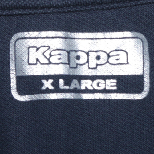 Kappa Men's Blue XL Polo Shirt Cotton Short Sleeve Casual