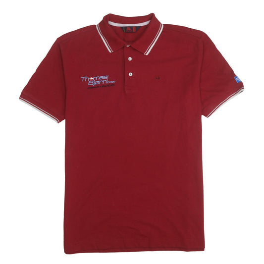 Robe Di Kappa Men's Red XL Golf Polo Shirt Embroidered Cotton