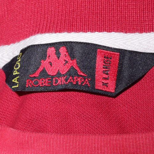 Robe Di Kappa Men's Red XL Golf Polo Shirt Embroidered Cotton