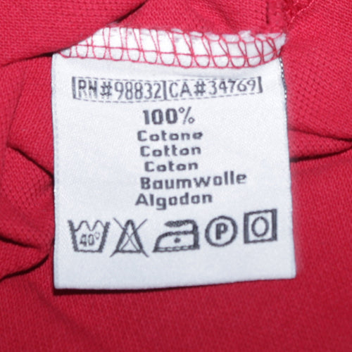 Robe Di Kappa Men's Red XL Golf Polo Shirt Embroidered Cotton