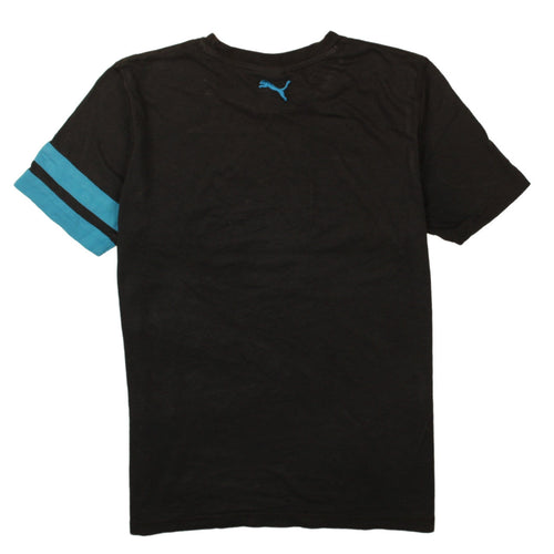 Puma Men's Black Short Sleeve Graphic Logo T-Shirt Size S