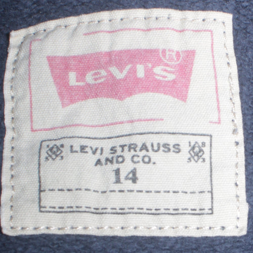 Levi's Boys Blue Logo Crew Neck Pullover Sweatshirt Age 14