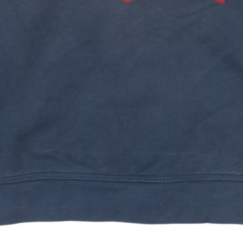 Levi's Boys Blue Logo Crew Neck Pullover Sweatshirt Age 14