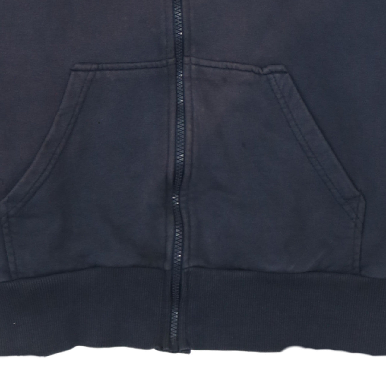 Napapijri Men's Blue Full Zip Hoodie 2XL Cotton Outdoor Style