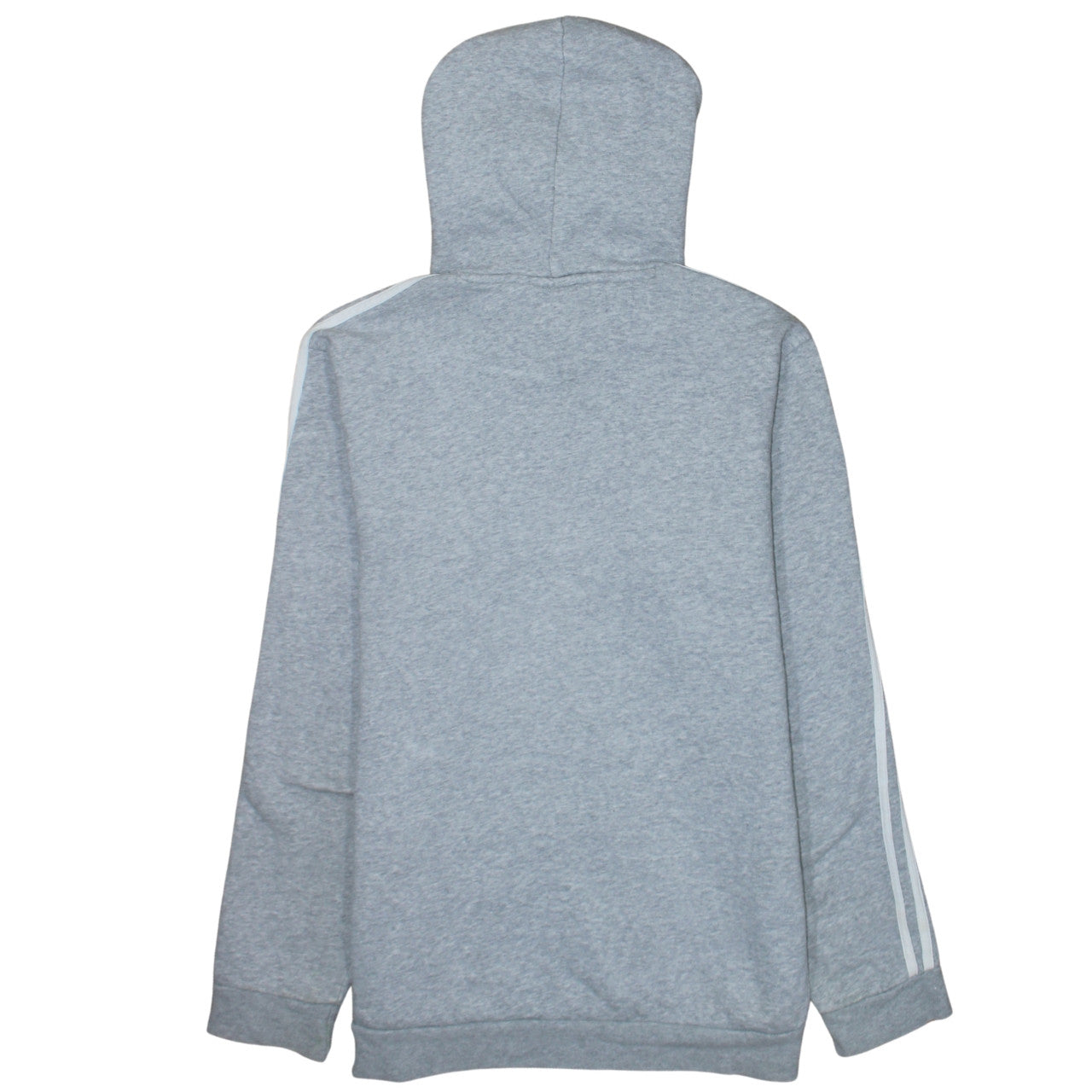 adidas Men's Grey Pullover Hoodie Medium Fleece Sportswear