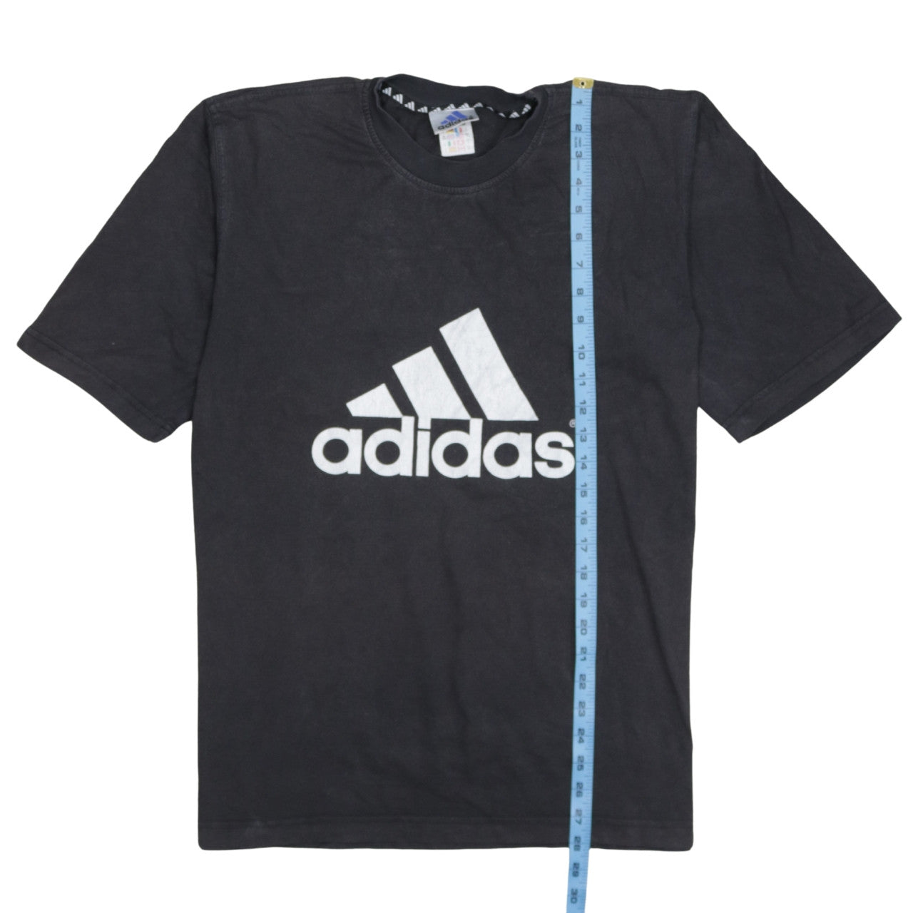 Adidas Men’s Black Logo Sports Graphic Cotton T-Shirt L