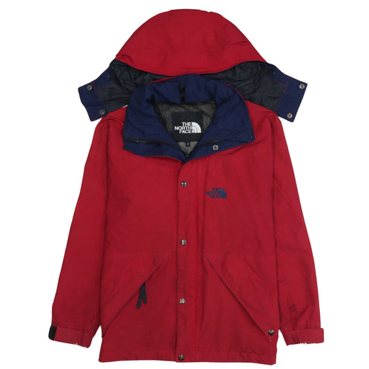 The North Face Men's Red Waterproof Hooded Parka Jacket Size S