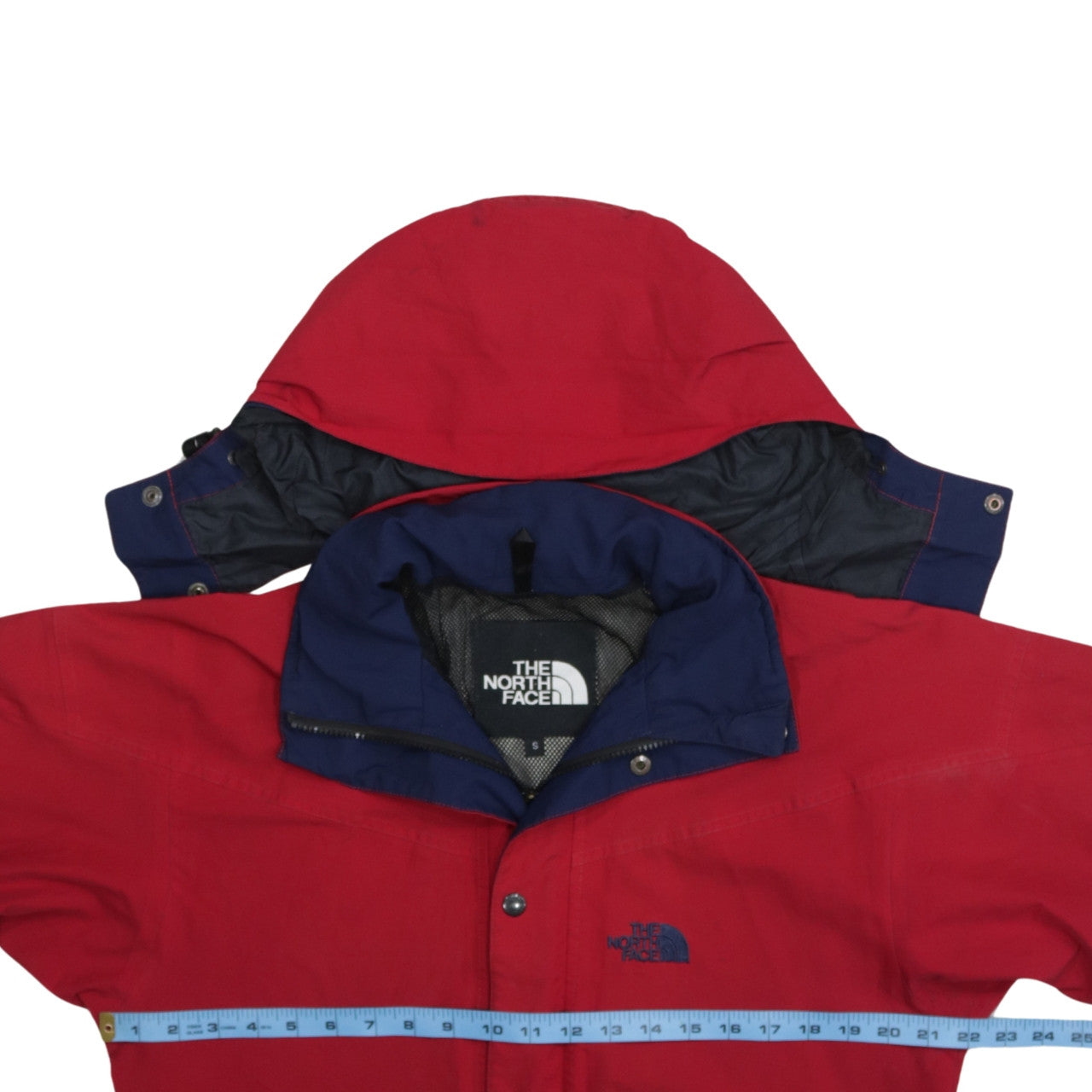 The North Face Men's Red Waterproof Hooded Parka Jacket Size S