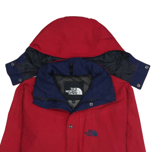 The North Face Men's Red Waterproof Hooded Parka Jacket Size S