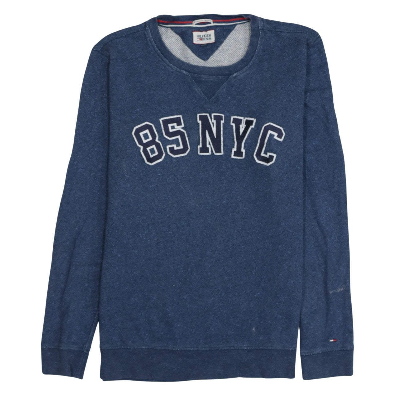 Tommy Hilfiger Men’s Blue 85 NYC Crew Neck Sweatshirt Size L