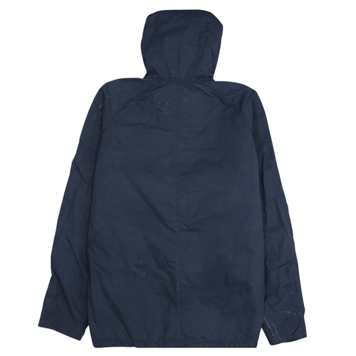 Tommy Hilfiger Men Blue Hooded Parka Jacket XL Cotton Nylon