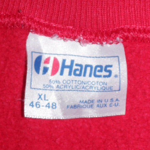 Hanes Men’s Red Christmas in Charleston Embroidered Vintage XL Sweatshirt