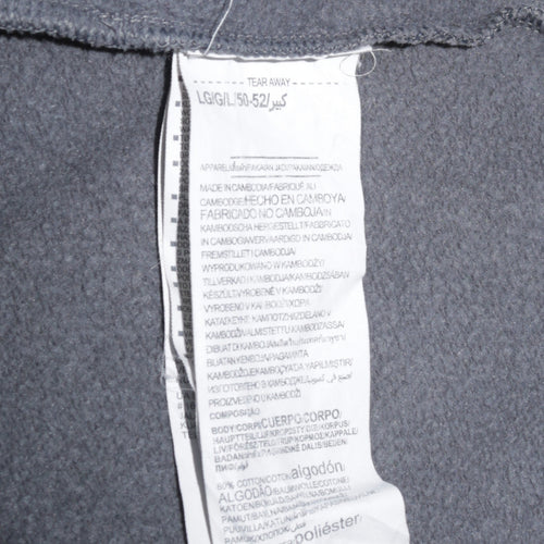 Under Armour Men’s Grey Full Zip Hoodie L Fleece Sportswear