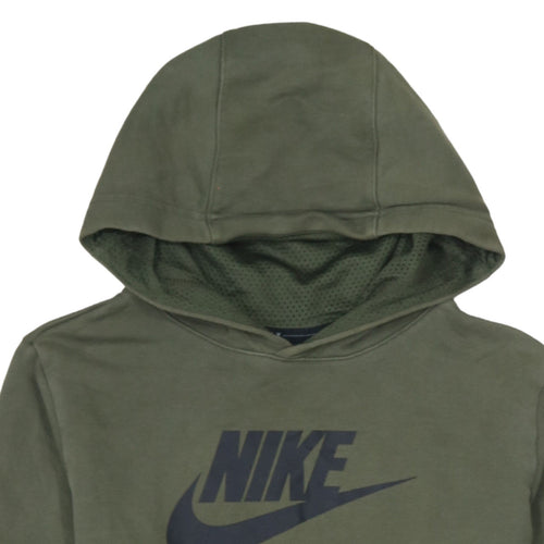 Nike Boys Green Air Max Pullover Hoodie 12-13 Years Long Sleeve Logo