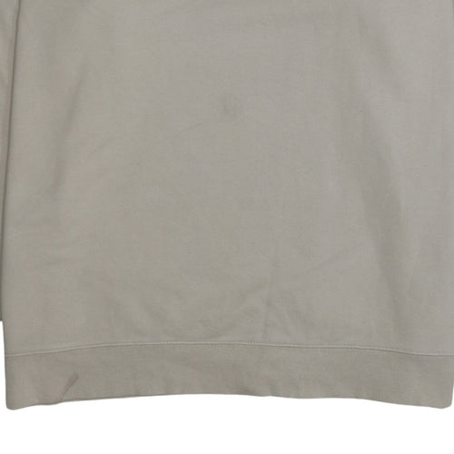 Levi's Men Beige 2XL Pullover Crew Neck Cotton Sweatshirt