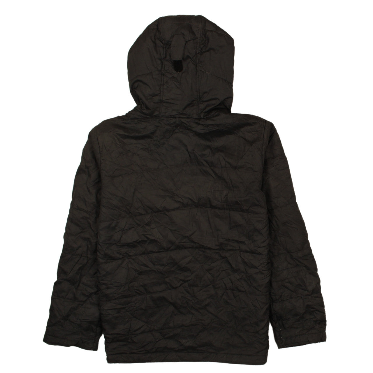 Columbia Women's Black L Hooded Puffer Jacket Omni-Heat Winter Coat