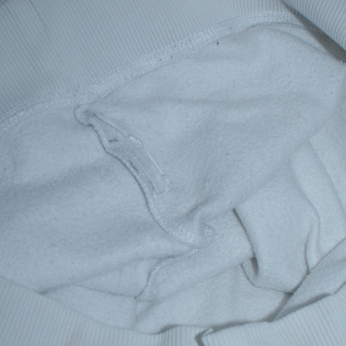 Calvin Klein Jeans Men's White XS Crew Neck Logo Sweatshirt