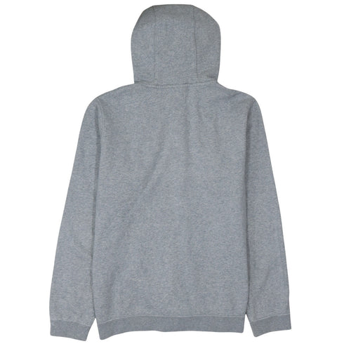 Nike Men's Grey Full Zip Hoodie L Regular Fit Fleece Sweatshirt