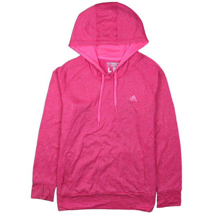 Adidas Women's Pink Ultimate Pullover Hoodie L Sportswear