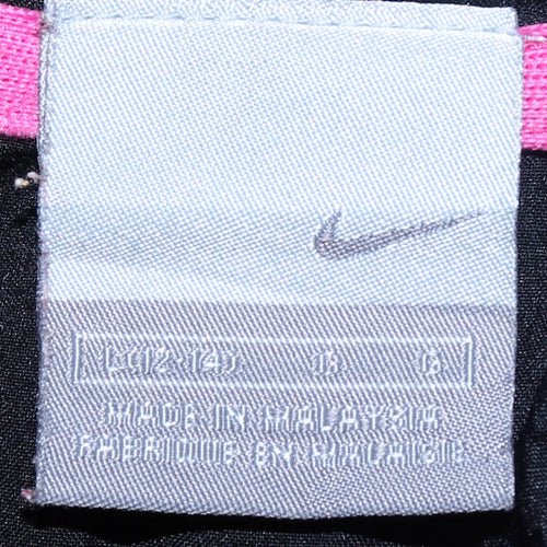 Nike Women's Pink Black Hooded Windbreaker Jacket Size 12