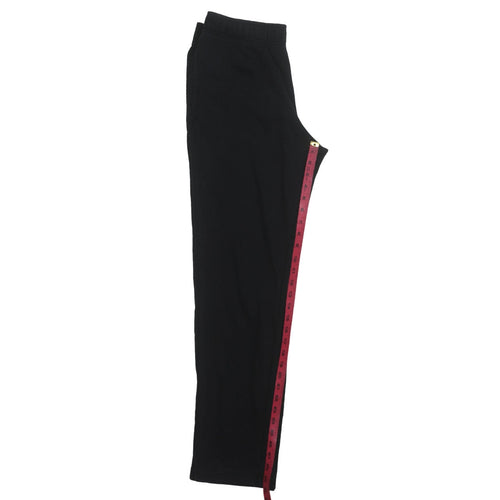 Champion Women Black Fleece Sweatpants Medium Regular Fit