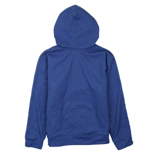 Nike Women Blue Therma-Fit Pullover Hoodie L 16/18 Duke Logo
