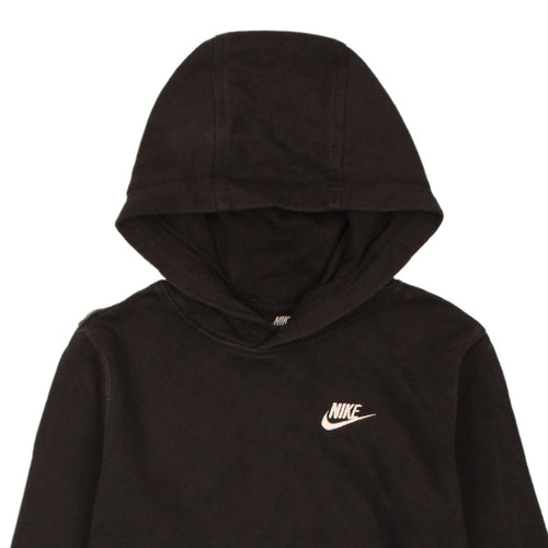 Nike Women Black XL Pullover Hoodie with Logo